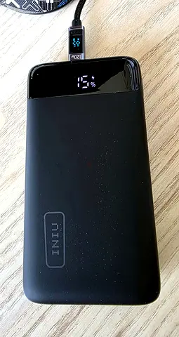 INIU 20000mAh 22.5W power bank with USB-C, LED display