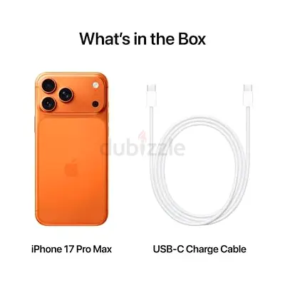 iPhone 17 pro max brand new just open box 512