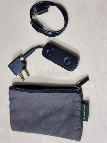 Avantree Relay - Bluetooth Airplane Adapter for 2 AirPods/Headphones