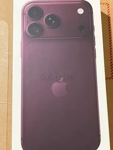 I phone 18 pro Max burgundy 256GB