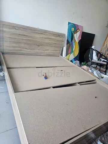 Home Box Oasis Queen Bed 204 X 87.6 X 154.8 Cm Brown