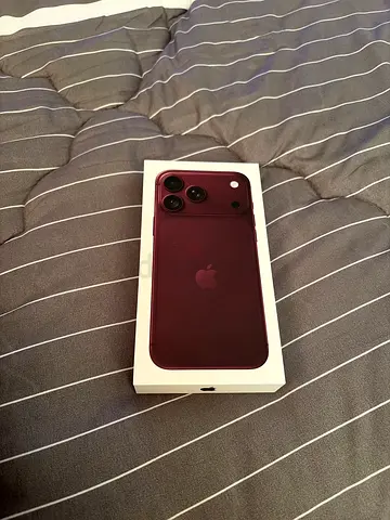 Iphone 18 pro max 256 burgundy and glacier