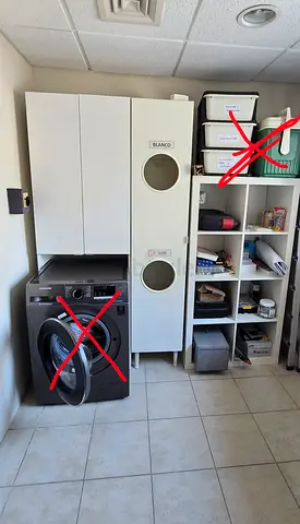 Ikea Laundry Cabinet with /Storage Unit