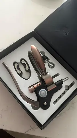 Premium Lever Corkscrew Wine Opener Set with Accessories