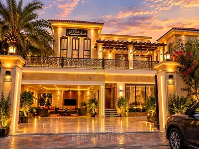 Residential villa for sale in Al Muwaihat 3 – Ajman | Two floors and a roof, 6 master bedrooms, electricity, water and air conditioning included, free