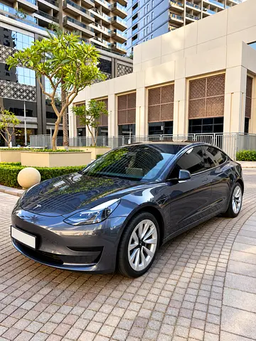 2023 Tesla Model 3 | LOW KM 37k | Warranty to 2030 | Midnight Silver | 1st Lady Owner Sale | GCC