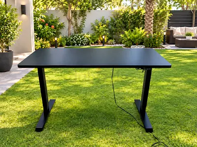 IKEA Electric Height Adjustable Standing Desk - Black