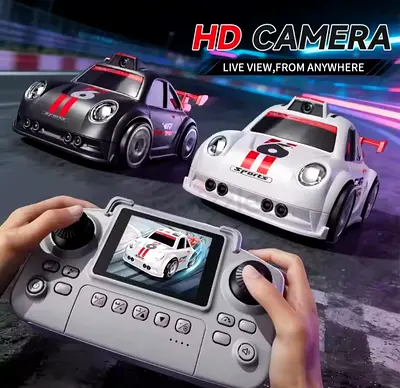 RC Drift Car with Camera 1080P Intelligent Al Tracking Racing Vehicle, 2.4 Inch LCD + Remote