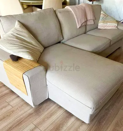 Like new Condition Ikea Kivik L Shape Sofa Beige