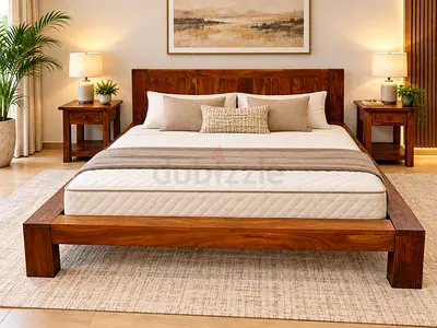 Marina Home Solid Wood King Size BedSet