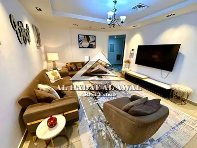 For monthly rent, a 2room and a hall in Al Khan area with free internet