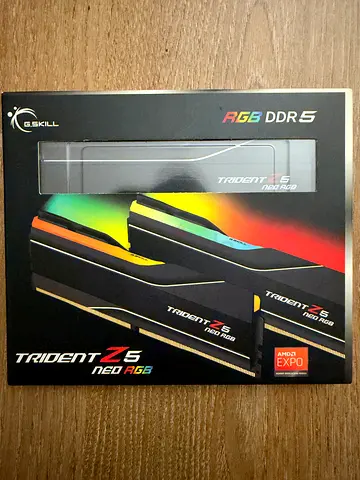G.SKILL Trident Z5 Neo RGB Series (AMD Expo) DDR5 RAM 32GB (2X 16GB) 6000MT/s CL28-36-36-96