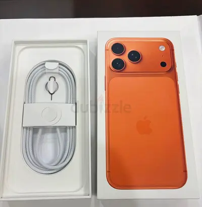 Brand new but unbox only iPhone box with USB-C cable (Orange)