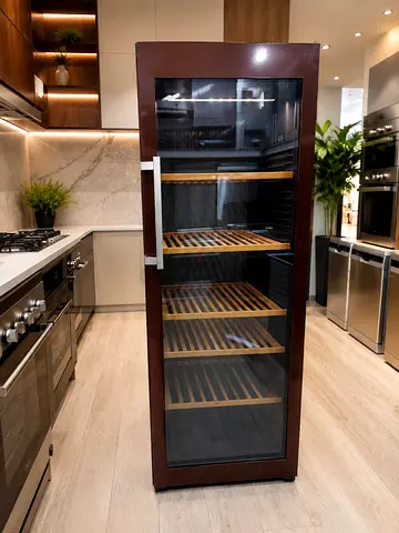 Liebherr Tall Single-Door Wine Cooler / Beverage Fridge - Wooden Shelves