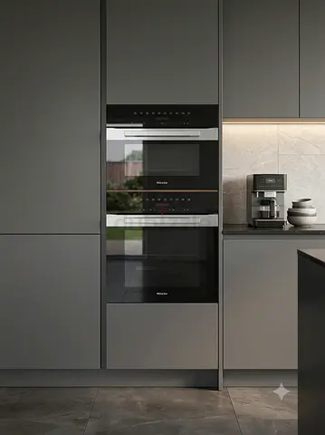 Miele H 7264 B Latest Model 60cm Built-In Electric Oven & Microwave Set
