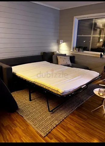 Fold-out Sofa Bed with Mattress — Comfortable Guest Bed