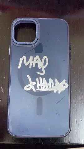max khadar signed phone case