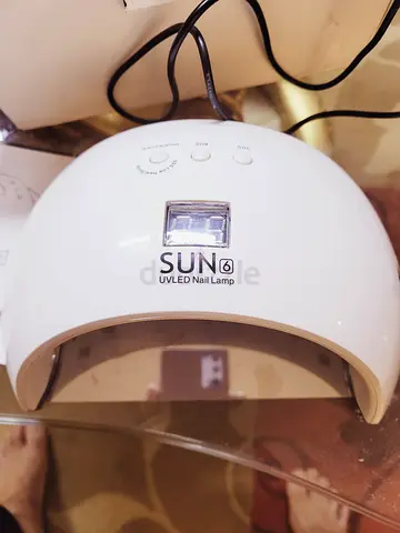 SUN6 UV/LED Nail Lamp - 48W, White, Good Working Condition