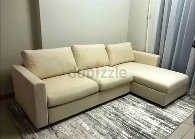 IKEA vimle Two Seater Sofa Bed Beige