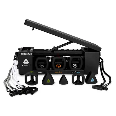 Fitbench YBELL HIIT Bench With 10-Piece YBELL System, fitness equipments