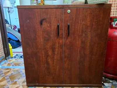 Wooden Storage Cabinet Multiple Purposes.  shoe Rack also i understand Romney, tips around table.