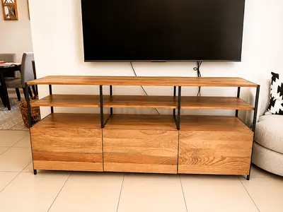 West Elm Solid Wood Tv Console