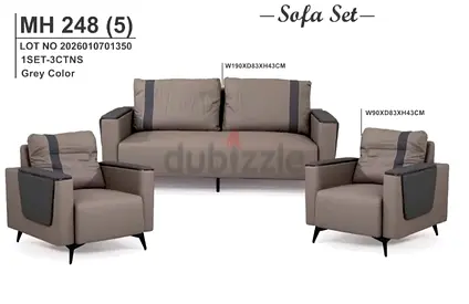 New Good quality Pu Five Seater Office Sofa set Available