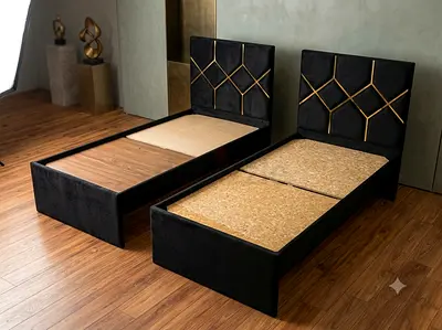 New Black Colour Single Bed Frame For Sale