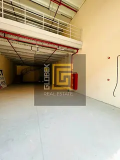 🏭 PREMIUM WAREHOUSE WITH MEZZANINE & TWO SIDE DOORS – AL JURF 1, AJMAN 3,200 SQ. FT. | 2,000 SQ