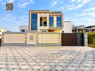 Luxury villa – registration fees included – in a prime location – close to all amenities – excellent finishing – the best in Ajman