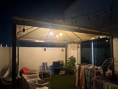 Outdoor Ikea HIMMELSÖ Gazebo With Curtains