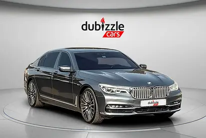 AED 2957/month | 2016 BMW 7-Series 740Li | GCC Specs | Ref#523905