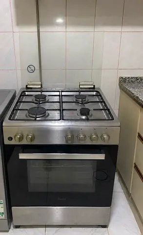 Used freestanding gas range with oven - stainless steel, good working condition