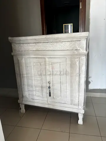 White French Wood Cabinet