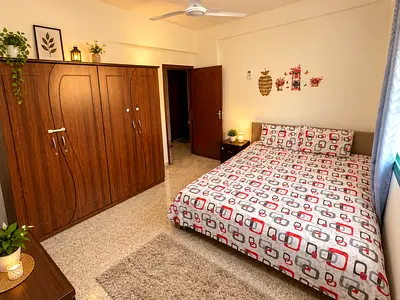 Fully Furnished master bedroom with washroom For South Indian Family /Couples/Bechelors