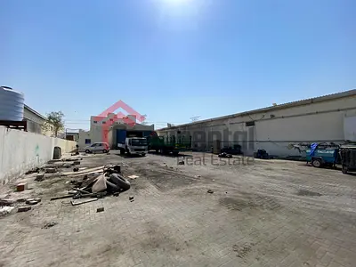 Open Yard, Warehouse & Labor Accommodation for Rent in Industrial Area 17, Sharjah | 18.5 KW Power | Office | 5 Rooms
