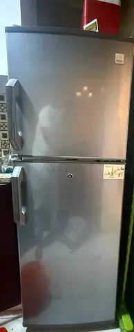 Silver Top-Freezer Refrigerator - Good Working Condition