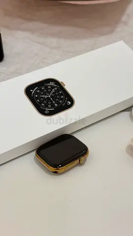 Apple Watch Series 11 (Gold titanium ) with Original Box - Good Condition only used for 8 month