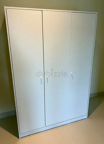 IKEA White 3-Door Wardrobe / Armoire - Good Condition