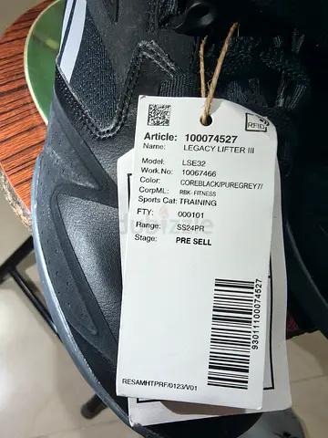 Authentic Reebok Legacy Lifter III - Rare FW24 Factory Sample