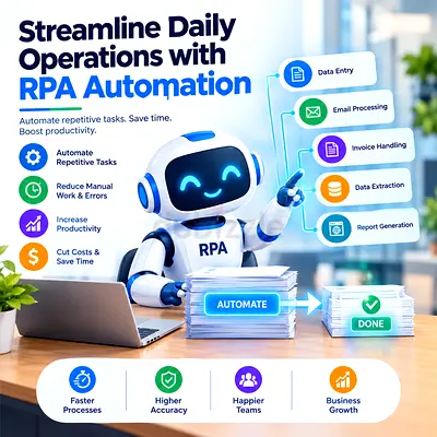 Streamline Daily Operations with RPA Automation