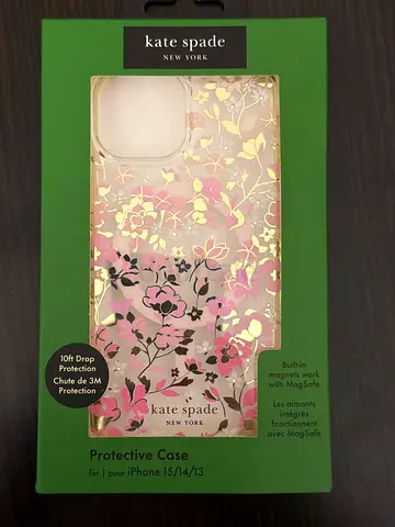 Kate Spade Floral Protective Case for iPhone 14(new in box)