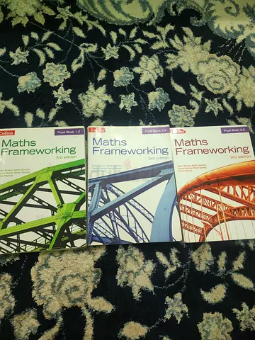 Collins Maths Frameworking Pupil Books 3rd Edition - Set of 3, Slightly Used.No damage.