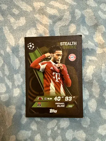 Topps Michael Olise Bayern Munich Stealth Strike Trading Card