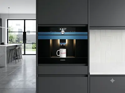 Siemens iQ700 Black Integrated Coffee Centre – Automatic Built-In Coffee Machine