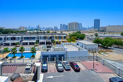 Motor City 1BR | Eden Apartments Block A | Balcony | Downtown View