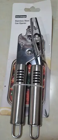 Stainless steel can opener (still in original packing)