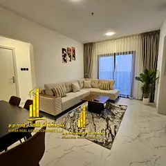 Luxurious apartment, one bedroom and one hall with balcony open view, fully furnished with elegant f