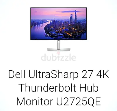Dell UltraSharp U2725QE 27" 4K Thunderbolt Hub Monitor
