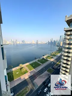 Luxury 2-Bedroom Apartment in Al Majaz 3, Sharjah | Sea View, Maid Room, 4 Baths, Gym, Pool, Parking